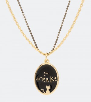 Bijoux Anekke Golden Towanda Medal Femme | 790642-BDE