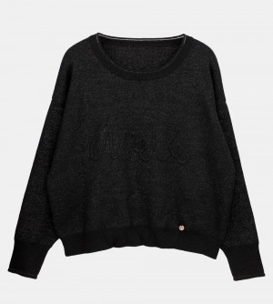 Chandails Anekke Black Contemporary Sweater Femme | 136485-OKJ
