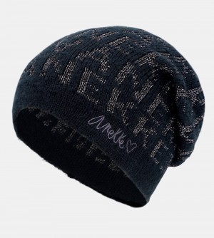 Chapeaux Anekke Navy Blue Contemporary Wool Hat Femme | 926048-IRM