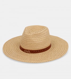 Chapeaux Anekke Toasted Raffia Hat Femme | 620395-XYZ
