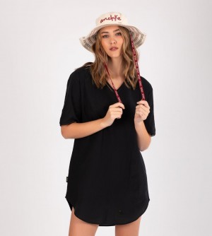 Chapeaux Anekke White Bucket Hat Femme | 941062-RWS