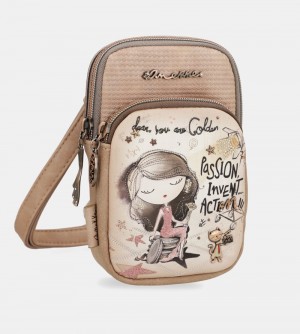 Glasses Cases Anekke Hollywood Crossbody Mini Bag Femme | 512098-SKM