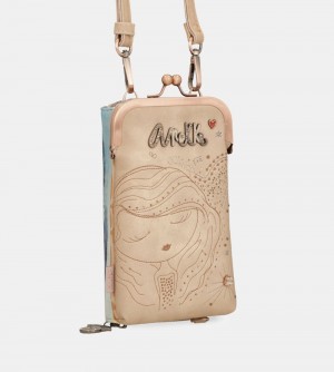 Glasses Cases Anekke Studio Nude 3-in-1 Wallet Bag Femme | 746091-CGJ