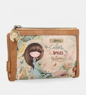 Portefeuilles Anekke Amazonia Medium Rfid Flexi Wallet Femme | 329804-GCF