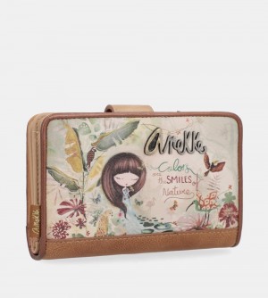 Portefeuilles Anekke Amazonia Medium Rfid Wallet Femme | 879164-DNE