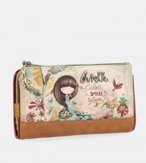 Portefeuilles Anekke Amazonia Rfid Embossed Flexi Wallet Femme | 721894-HDQ