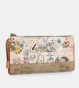 Portefeuilles Anekke Butterfly Large Flexible Rfid Wallet Femme | 702831-RSA