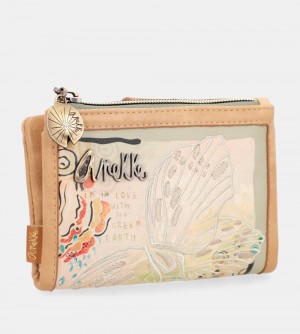 Portefeuilles Anekke Butterfly Medium Flexible Rfid Wallet Femme | 492035-SGO