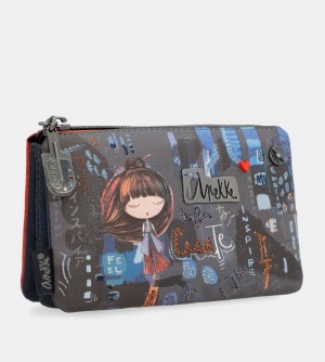 Portefeuilles Anekke Contemporary Triple Compartment Wallet Femme | 913508-ROH