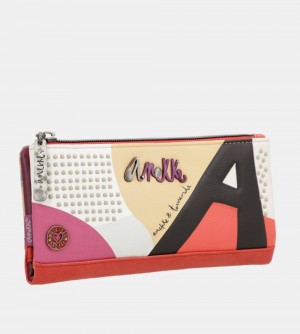 Portefeuilles Anekke Fashion Flexible Large Rfid Wallet Femme | 302745-URS