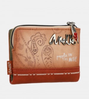 Portefeuilles Anekke Flowers Small Rfid Wallet Femme | 419863-TKV