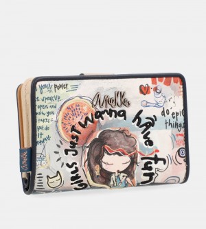 Portefeuilles Anekke Fun & Music Medium Wallet Femme | 469875-DQJ