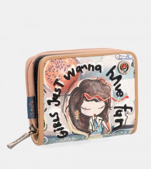 Portefeuilles Anekke Fun & Music Small Wallet Femme | 537416-ULC