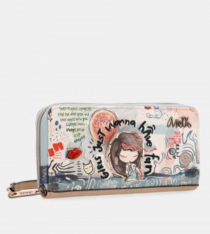 Portefeuilles Anekke Fun & Music Zippered Wallet Femme | 871953-RFH