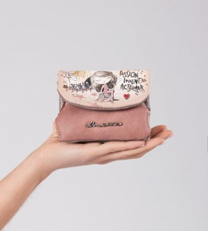 Portefeuilles Anekke Hollywood Coin Purse With Flap Femme | 862503-MHU