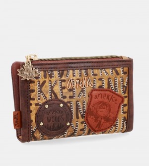 Portefeuilles Anekke Medium Wallet Urban Logo Femme | 654302-OBU