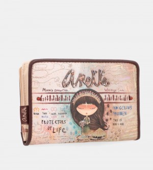 Portefeuilles Anekke Menire Medium Rfid Wallet Femme | 987156-PIX