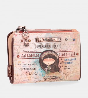 Portefeuilles Anekke Menire Small Flexible Rfid Wallet Femme | 280964-YXK