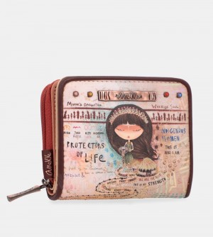 Portefeuilles Anekke Menire Small Rfid Wallet Femme | 275368-BKR