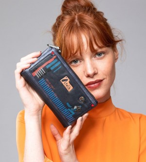 Portefeuilles Anekke Nagare Large Flexible Rfid Wallet Femme | 041287-HZG