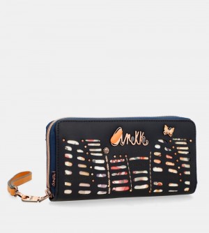 Portefeuilles Anekke Nature Pachamama Large Printed Rfid Wallet Femme | 214593-VAD
