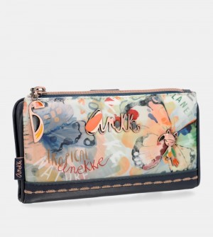 Portefeuilles Anekke Nature Pachamama Large Rfid Wallet Femme | 246387-EIU