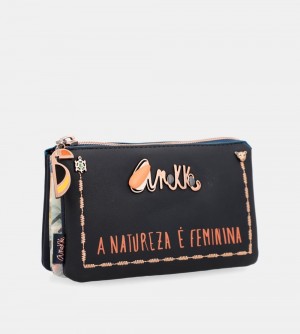 Portefeuilles Anekke Nature Pachamama Navy Blue Coin Purse Femme | 908215-UKH