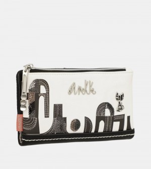 Portefeuilles Anekke Nature Sixties Large Rfid Wallet Femme | 504763-DET