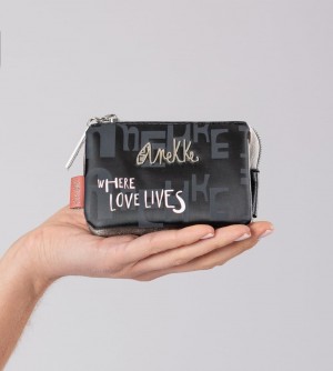 Portefeuilles Anekke Nature Sixties Triple-compartment Coin Purse Femme | 628507-UAF