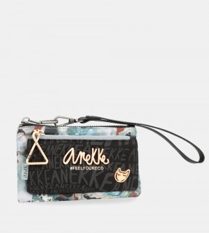 Portefeuilles Anekke Nature Woods Wallet Purse With Hand Strap Femme | 286370-TLD