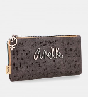 Portefeuilles Anekke Respect Large Flexible Material Wallet Femme | 973812-CST