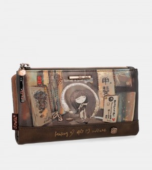 Portefeuilles Anekke Shoen Large Flexible Rfid Wallet Femme | 495270-ZFM