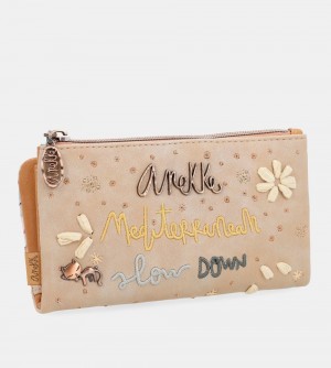Portefeuilles Anekke Slow Life Large Flexible Wallet Femme | 956018-HPF