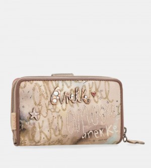 Portefeuilles Anekke Stars Medium Rfid Wallet Femme | 630174-IQW
