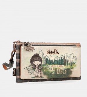 Portefeuilles Anekke The Forest Coin Purse Wallet With Hand Strap Femme | 857620-JVD
