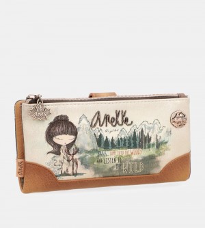 Portefeuilles Anekke The Forest Wallet With Card Holder Flexible Material The Forest Femme | 610375-ZVA