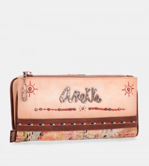 Portefeuilles Anekke Tribe Large Flexible Rfid Wallet Femme | 275086-TPM
