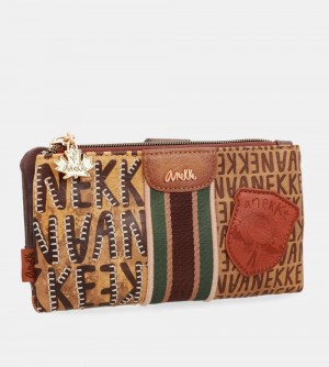 Portefeuilles Anekke Urban Logo Flexible Wallet Femme | 391860-BEJ