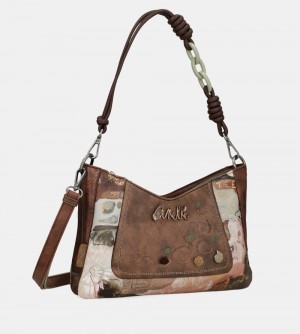 Sac Bandoulière Anekke Outer 2-handle Shoulder Bag Femme | 950412-BGK