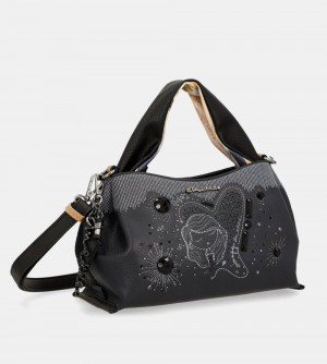 Sac Bandoulière Anekke Studio Navy Blue 2-handle Bag Femme | 756418-GQR