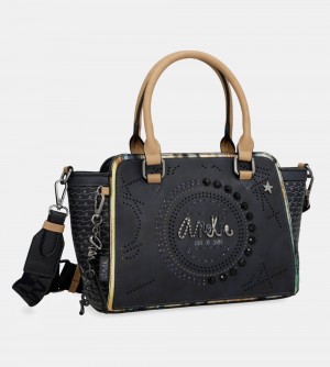 Sac Bandoulière Anekke Studio Navy Blue Bowling Bag Femme | 670854-FDN