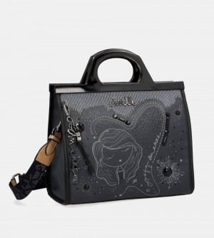 Sac Bandoulière Anekke Studio Navy Blue Doctor Bag Femme | 638450-TWO