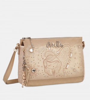 Sac Bandoulière Anekke Studio Nude 3-compartment Crossbody Bag Femme | 872451-TOI
