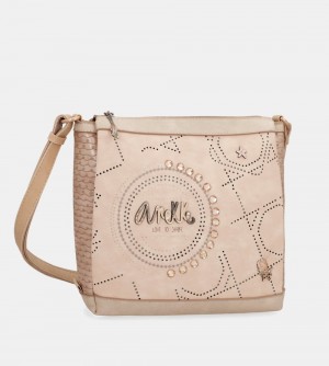 Sac Bandoulière Anekke Studio Nude Square Crossbody Bag Femme | 613457-BUL