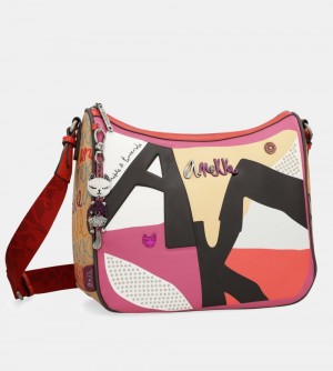 Sac Porté Épaule Anekke Fashion Large Crossbody Bag Femme | 165204-COU
