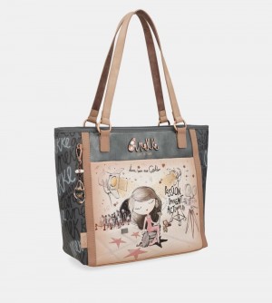 Sac Porté Épaule Anekke Hollywood Shopping Bag Femme | 319540-GOS