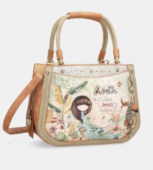 Sac a Main Anekke Amazonia Printed Bowling Bag Femme | 036278-LZO