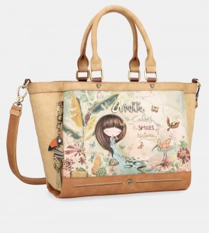 Sac a Main Anekke Amazonia Triple Compartment Double Handle Tote Bag Femme | 284105-ERY