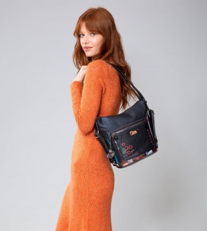 Sacs à Dos Anekke Kyomu Shoulder Bag Convertible Into A Kyomu Backpack Femme | 027814-NBZ