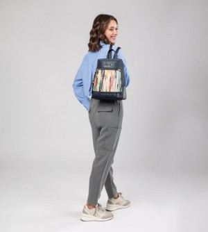 Sacs à Dos Anekke Studio Navy Blue Pearl Backpack Femme | 860795-YTE